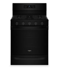 Whirlpool 5 Cu. Ft. Gas Range with Air Fry and Self-Clean - Black - WFGS5030RB