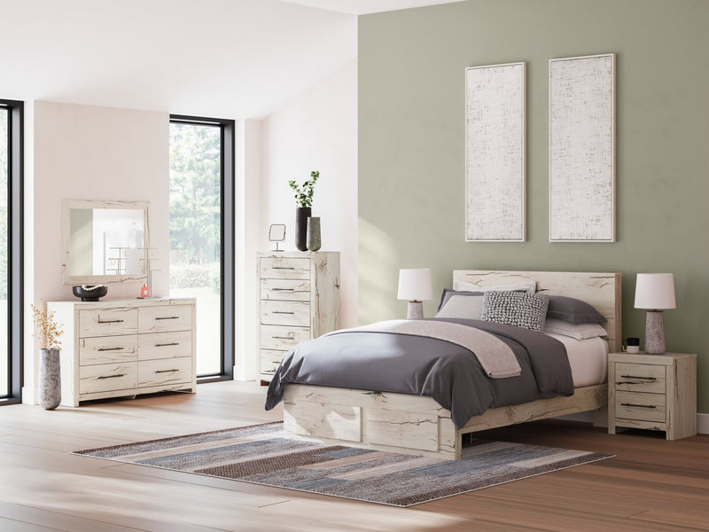Derekson Queen Storage Bed - White