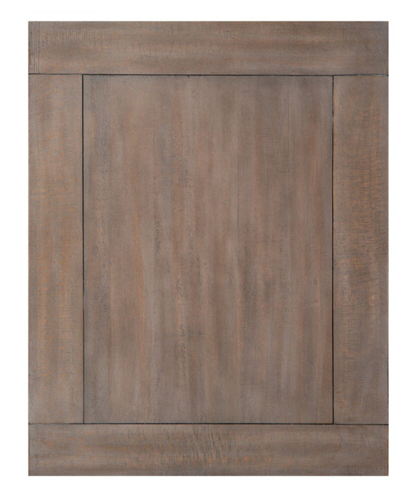 Hanson 20” Traditional Pine End Table with Storage - Dovetail Grey