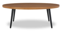 Tofino Outdoor Patio Oval Coffee Table - 22
