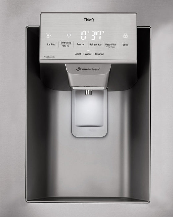 LG 36\" 28 Cu. Ft. French-Door Refrigerator - Smudge Proof Stainless Steel - LRFS28XBS 
