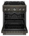 KitchenAid 4.1 Cu. Ft. Gas Range with No Preheat Air Fry Mode – Black Ore - KFGS930SBE