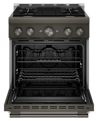 KitchenAid 4.1 Cu. Ft. Gas Range with No Preheat Air Fry Mode – Black Ore - KFGS930SBE 