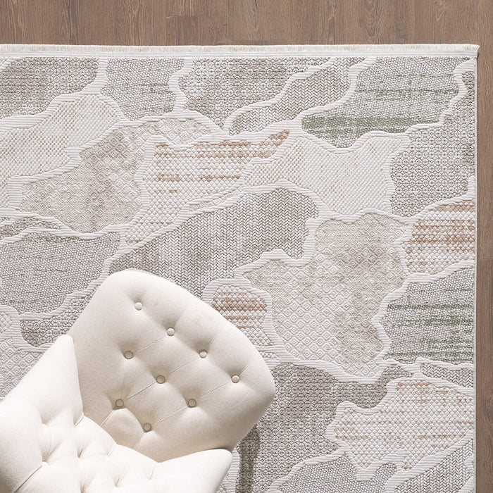 Cove Waves Multi-Colour Area Rug - 5'3\" x 7'7\"