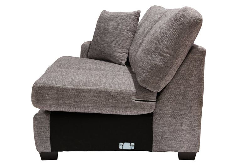 Luxe 3-Piece Right-Facing Sectional - Zaftig Dove