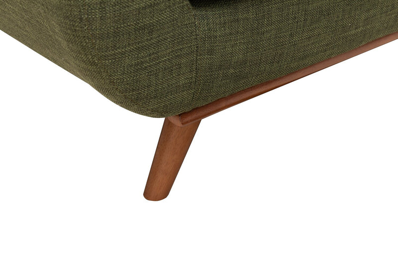 Freeman Linen-Look Fabric Sofa - Avocado