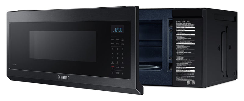 Samsung 1.1 Cu. Ft. Over-the-Range Microwave with 400 CFM - Matte Black Stainless Steel - ME11F7510MT/AC