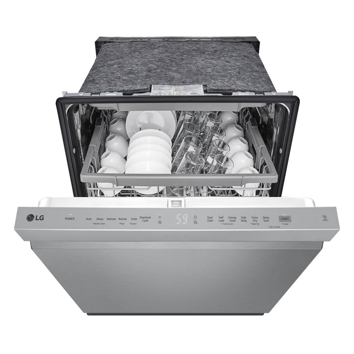 LG Top-Control Dishwasher with QuadWash® and Third Rack - LDPN454HT