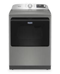 Maytag 6.0 Cu. Ft. Pet Pro Smart Top-Load Washer and 7.4 Cu. Ft. Electric Dryer – Radiant Silver