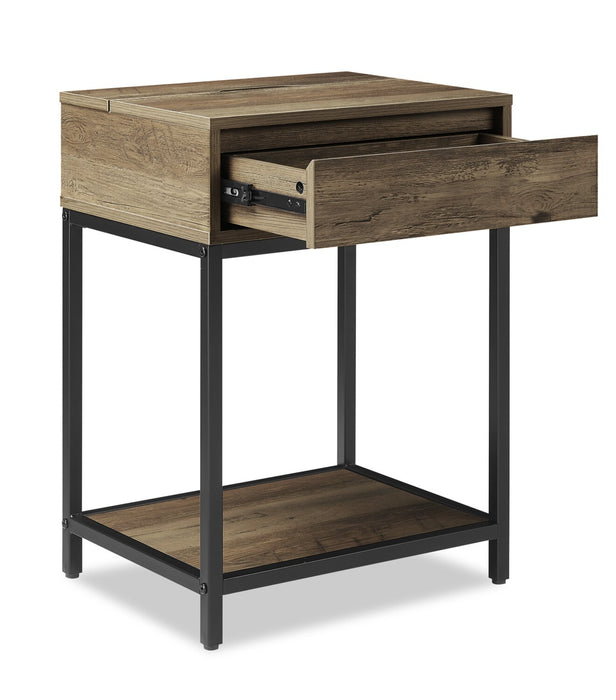 Akio Nightstand - Dark Brown