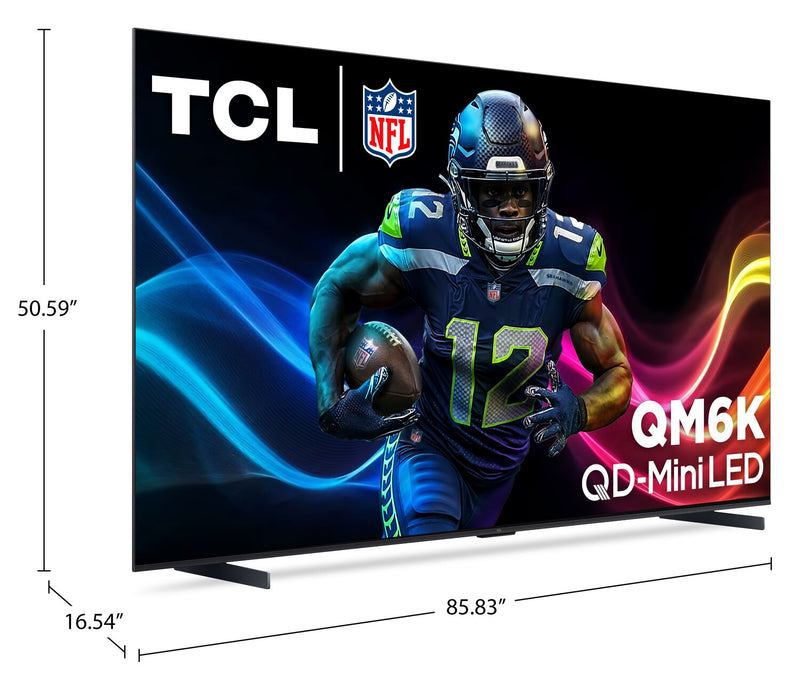 TCL 98\" QM6K Series QD-Mini LED QLED 4K UHD Smart Google TV (98QM6K)