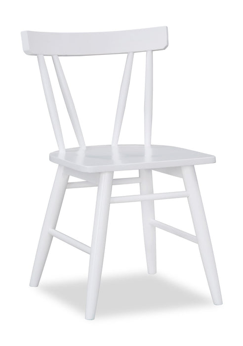 Remi Slatback Dining Chair - White