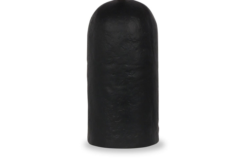 Jones 24” Modern Ceramic Table Lamp - Distressed Black
