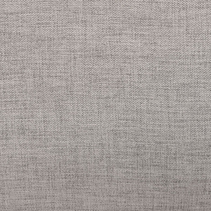 Kort & Co. Freeman 80” Dove White Linen-Look Fabric Condo Size Sofa with Wood Base and Legs