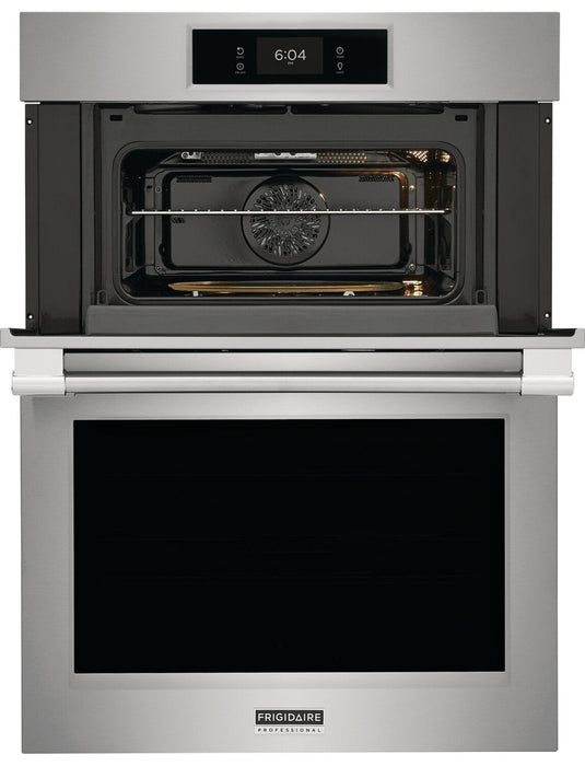Frigidaire Professional 30\" 1.7/5.3 Cu. Ft. Electric Microwave and Wall Oven Combination with Total … 