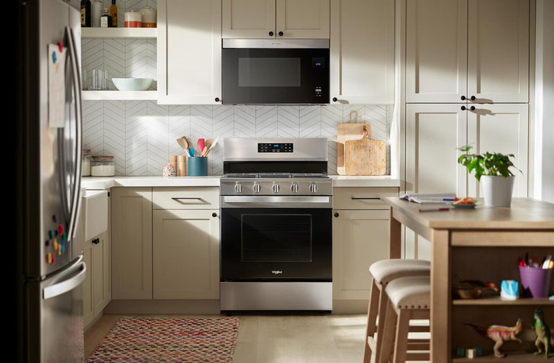 Whirlpool 5 Cu. Ft. Gas Range with Air Fry and Self-Clean - Stainless Steel - WFGS5030RZ