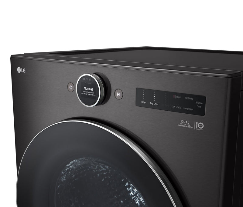 LG 7.8 Cu. Ft. 6-Motion DirectDrive® Electric Dryer with Heat Pump - DLHC6702B