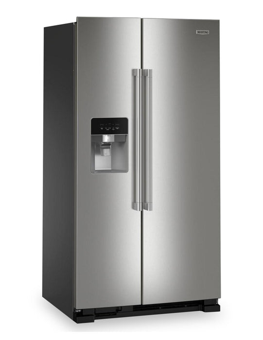 Maytag 36\" 25 Cu. Ft. Side-by-Side Refrigerator - Stainless Steel - MRSF4036PZ