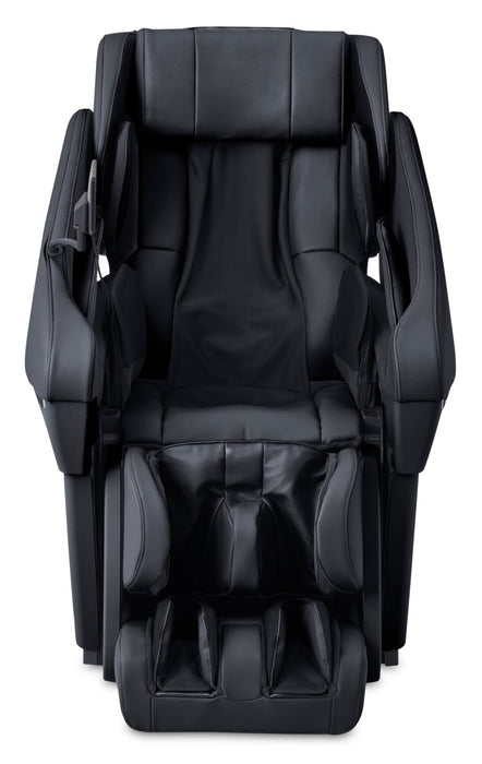 Panasonic Real Pro ULTRA Prestige™ 33.5\" Black High-Quality Synthetic Leather Reclining Massage Chair 