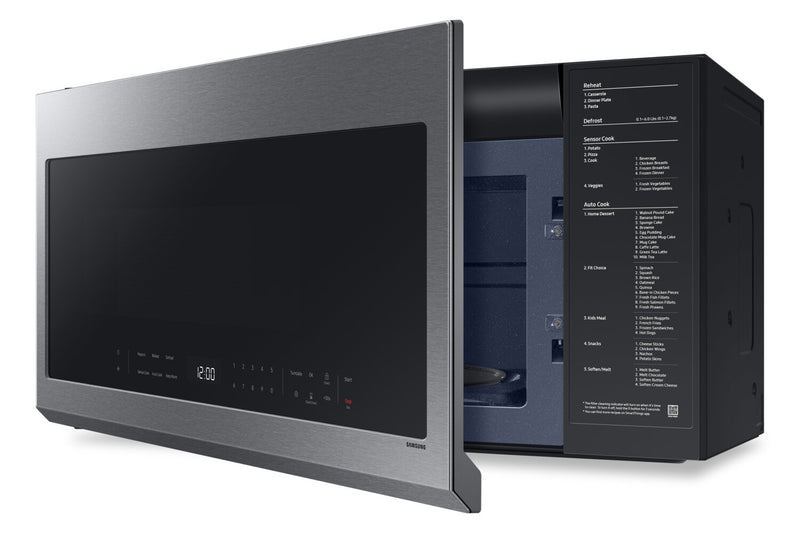 Samsung 2.1 Cu. Ft. Over-the-Range Microwave with SmartThings Cooking - ME21DG6300SRAC