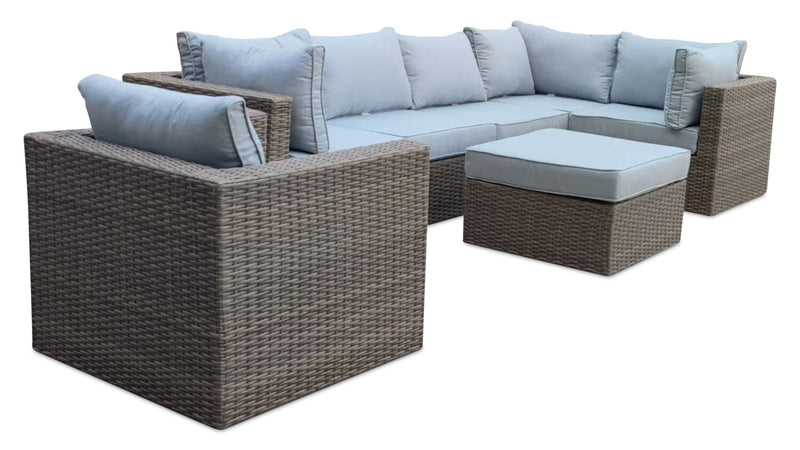 Naples 7-Piece Patio Set - Grey