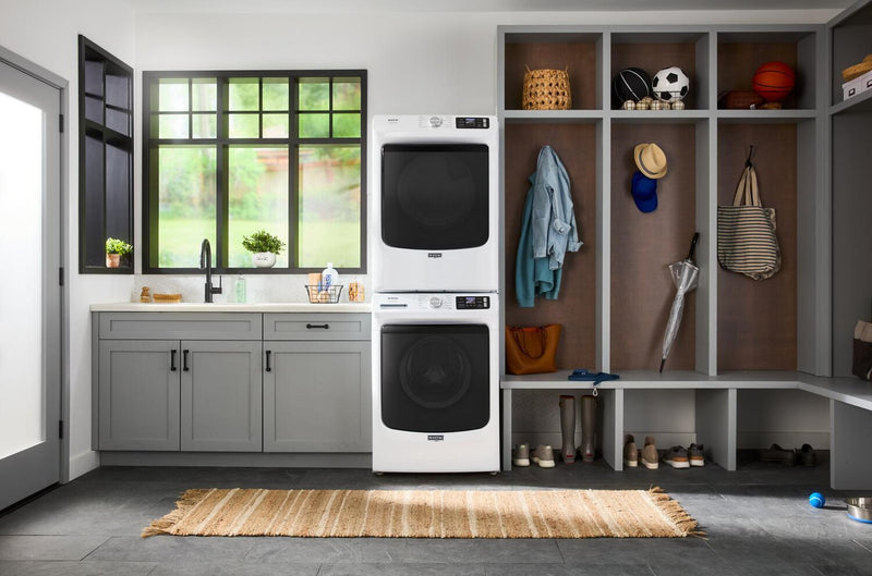 Maytag 5.8 Cu. Ft. Pet Pro Smart Front-Load Washer and 7.4 Cu. Ft. Electric Dryer - White