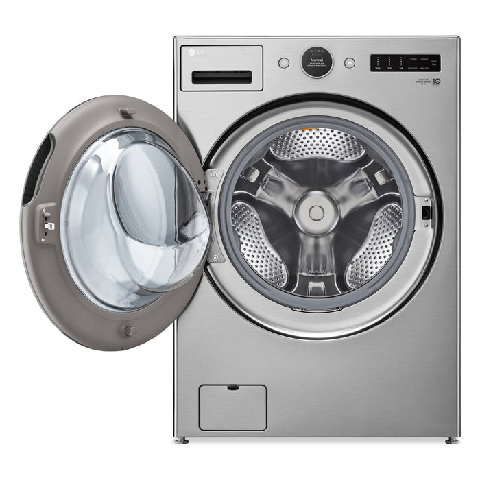 LG 5.2 Cu. Ft. Smart Front-Load High-Efficiency Steam Washer - Graphite Steel - Stackable - WM5500HV… 