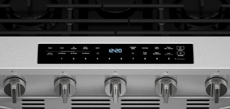 Whirlpool 5 Cu. Ft. Gas Range with Air Fry and SpeedHeat™ Burner - Stainless Steel - WSGS7530RZ