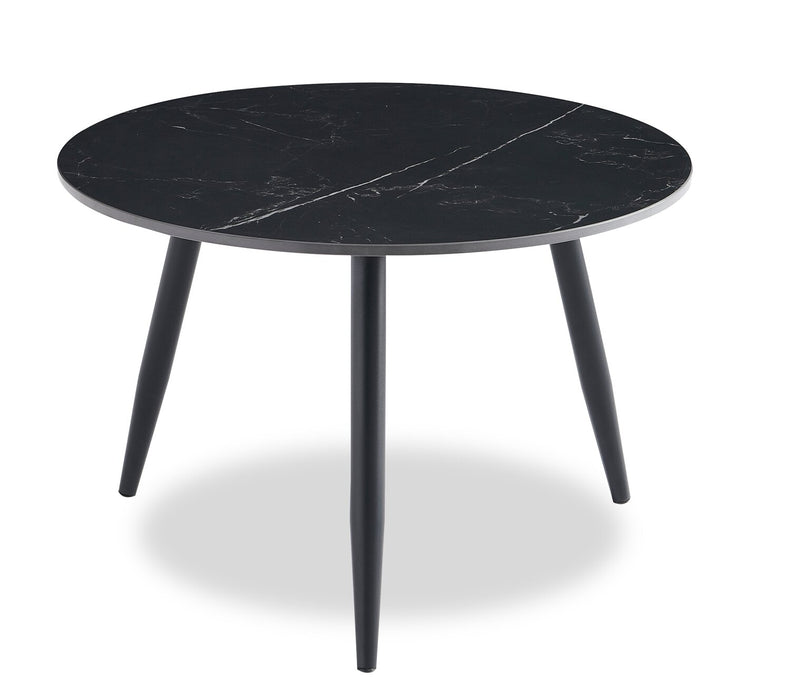 Delancey 3-Piece Coffee and Two End Tables Package - Black