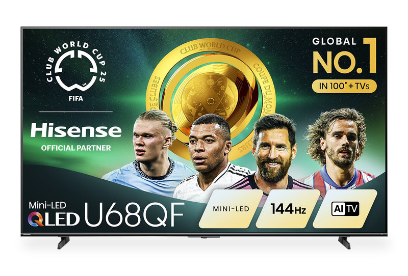 Hisense 85\" U68QF Mini-LED 4K UHD QLED AI TV