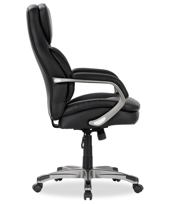 Sealy® Palisade 28\" Adjustable Ergonomic Office Chair - Black