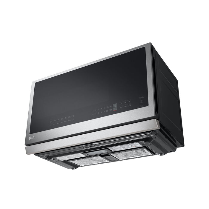 LG 2.1 Cu. Ft. Over-the-Range Microwave with ExtendaVent™ and Sensor Cooking - Smudge Proof Stainles… 