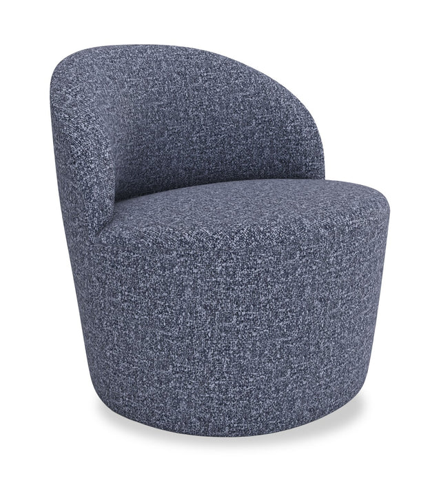 Lexi 28.35\" Fabric Accent Chair – Black