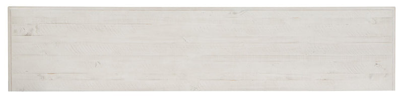 Baron 82” Rustic Pine TV Stand with Storage and Cable Management for TVs up to 90” - Alabaster