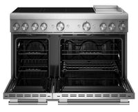 KitchenAid 6.3 Cu. Ft. Induction Freestanding Range with Griddle - Stainless Steel - KFID948SSS 