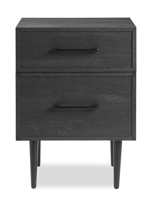 Brax Nightstand - Black Oak