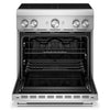 KitchenAid 30\" 4.1 Cu. Ft. Freestanding Convection Range with No Preheat Air Fry - Stainless Steel - KFIS930SSS