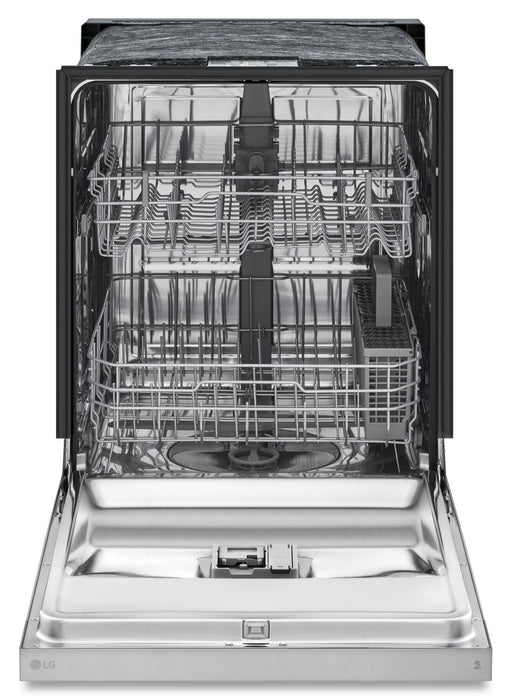 LG 24\" 52 dBA Built-In Front-Control Dishwasher with Dynamic Dry - Platinum Silver - LDFC2423V 