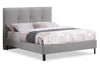 Amos Grey Tufted Fabric Headboard - Full