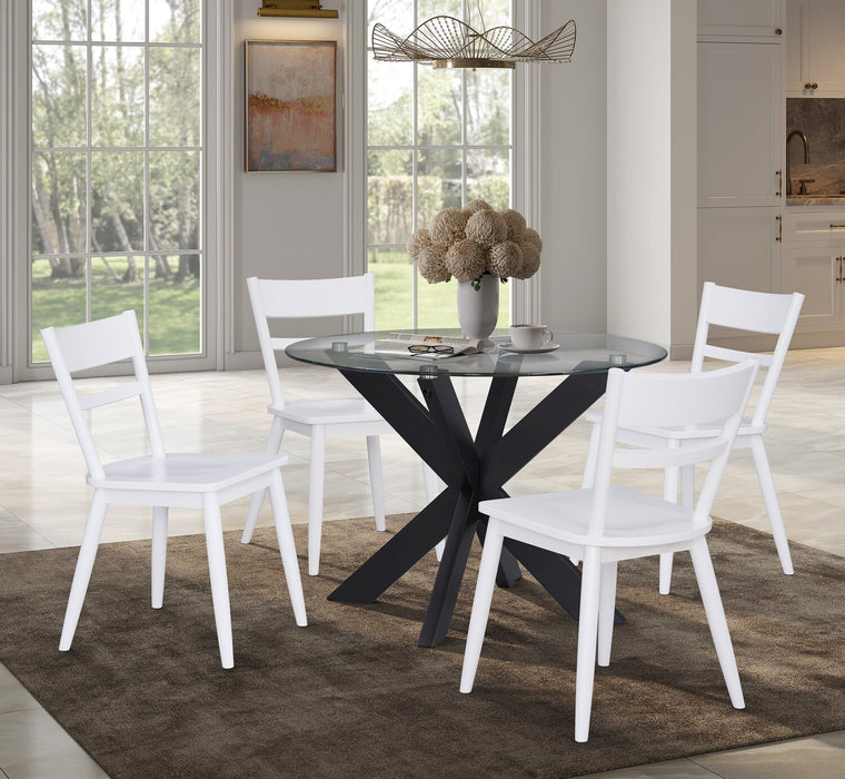 Remi Ladderback Dining Chair – White