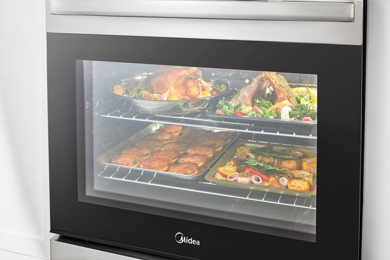 Midea 30\" 6.3 Cu. Ft. Electric Range - MER30B14ASTC 