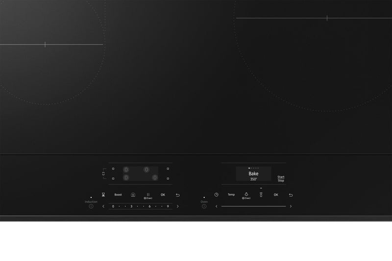 Samsung Bespoke 6.3 Cu. Ft. 5 Series Induction Range with Air Sous Vide - NSI6DG9500SRAC