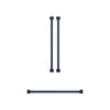 Thor Kitchen Handle and Knob Set for 36” Refrigerator in Gun Metal Blue - CKA-RF3621-BLU