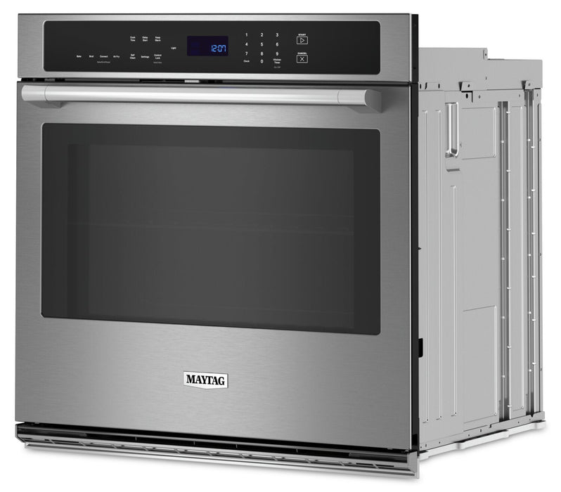 Maytag 27\" 4.3 Cu. Ft. Electric Single Wall Oven with True Convection - Fingerprint Resistant Stainl… 
