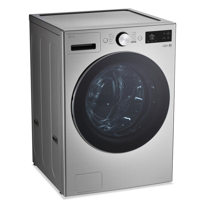 LG 5.2 Cu. Ft. Smart Front-Load High-Efficiency Steam Washer - Graphite Steel - WM5800HVA