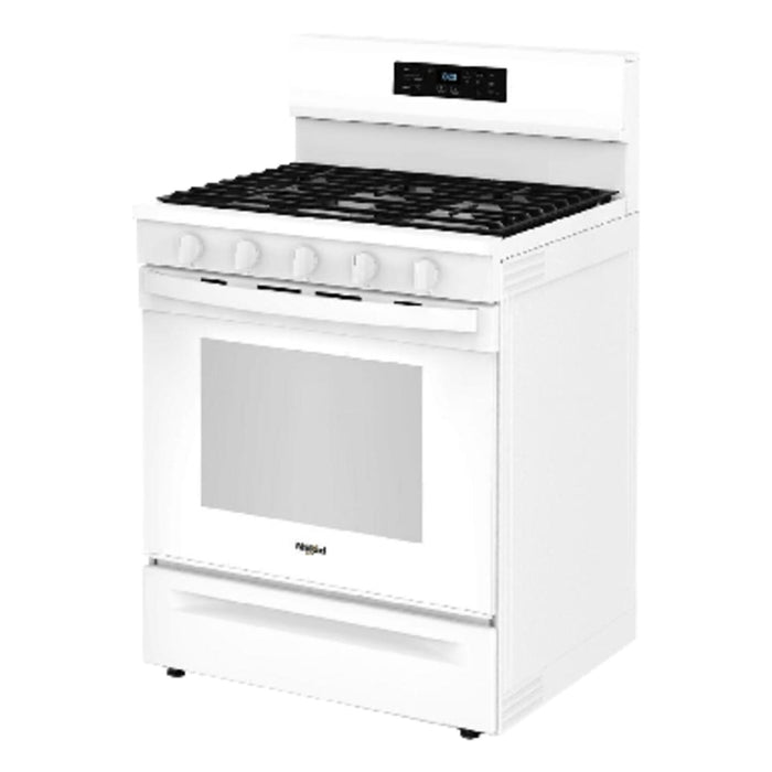 Whirlpool 5 Cu. Ft. Gas Range with Air Fry and Self-Clean - White - WFGS5030RW