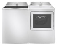 Profile 5.8 Cu. Ft. Top-Load Washer and 7.4 Cu. Ft. Electric Dryer - White