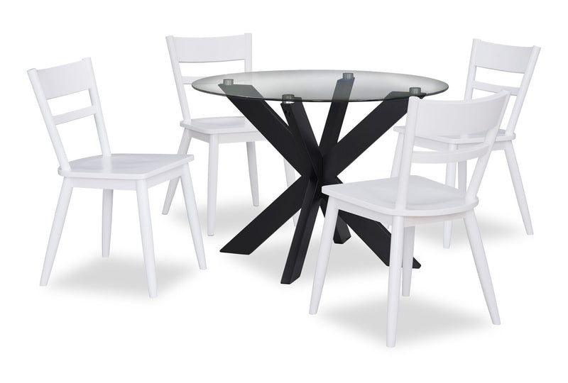 Remi Ladderback Dining Chair – White