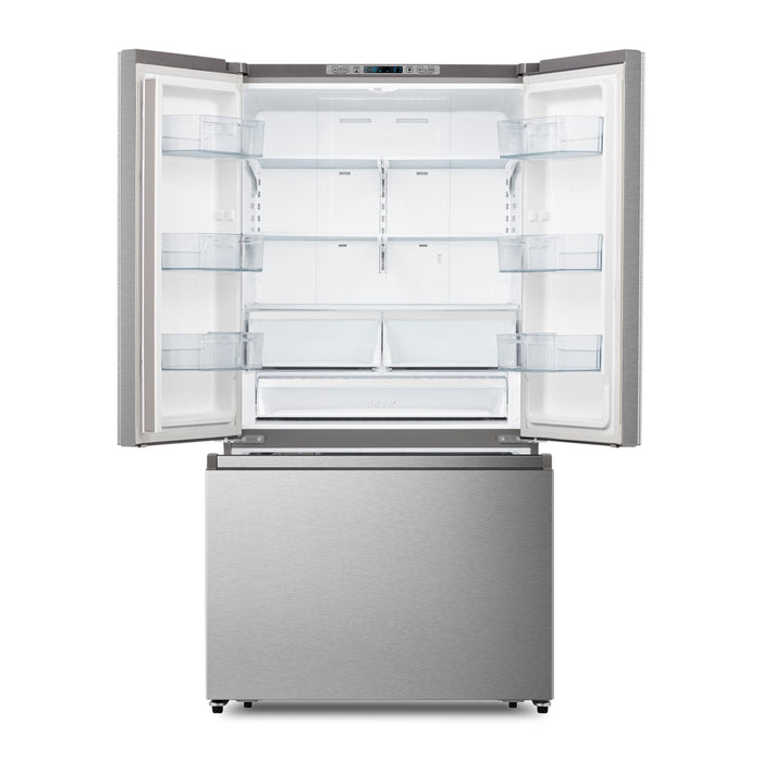 Hisense 36\" 26.6 Cu. Ft. French-Door Refrigerator - Titanium - RF27A3FSE 