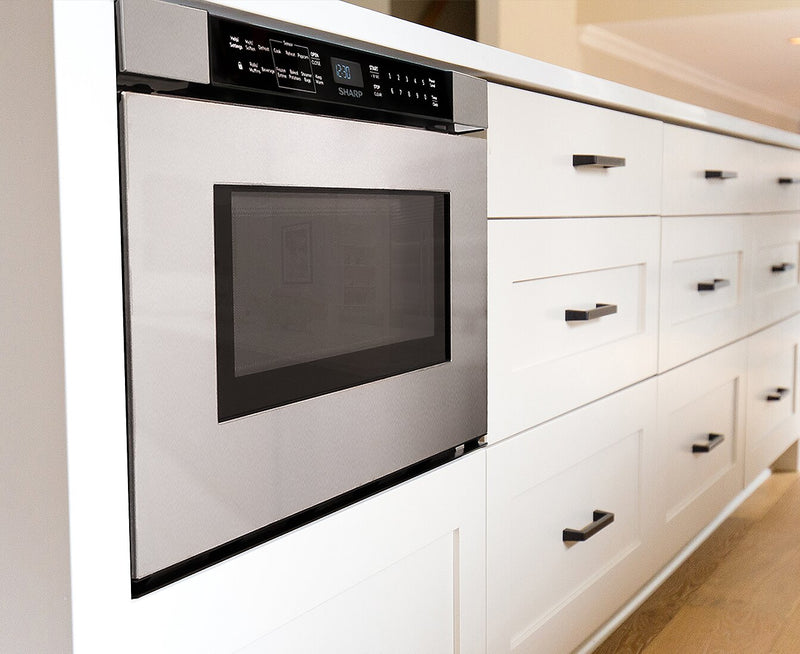 Sharp 1.2 Cu. Ft. Built-In Microwave Oven Drawer - SMD2443JSC